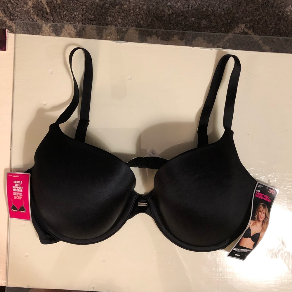 Black T-Shirt Bra 38D